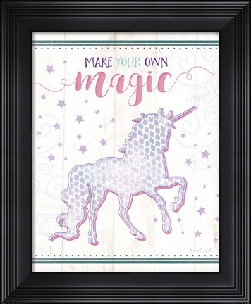 Framed Magic Unicorn Print