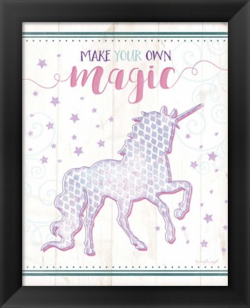 Framed Magic Unicorn Print