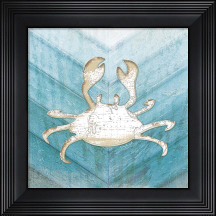 Framed Coastal Crab Print