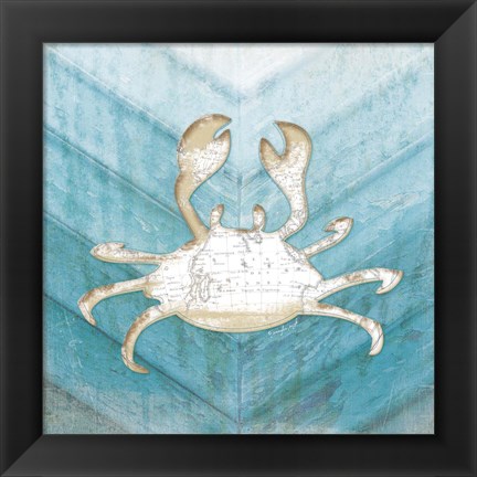 Framed Coastal Crab Print