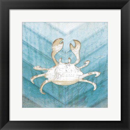 Framed Coastal Crab Print