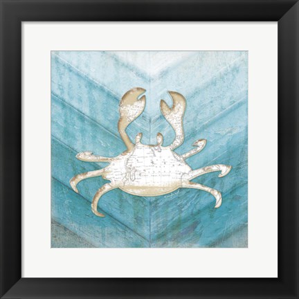 Framed Coastal Crab Print