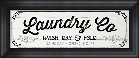 Framed Laundry Co Print