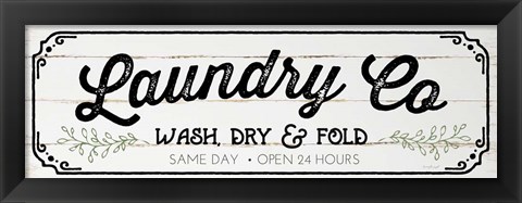 Framed Laundry Co Print