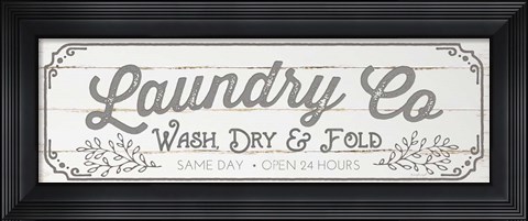 Framed Laundry Co - Gray Print