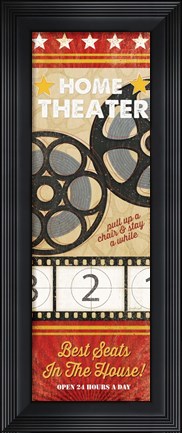 Framed Home Theater Print