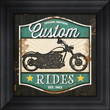 Framed Custom Rides Print