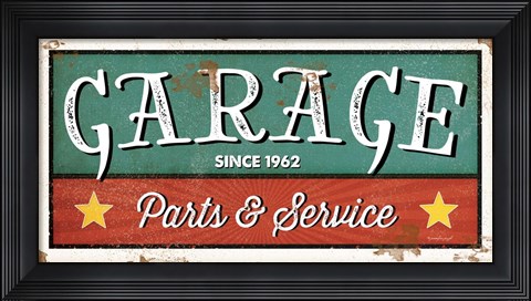 Framed Garage Print
