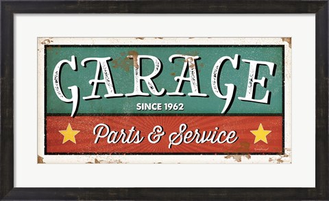 Framed Garage Print