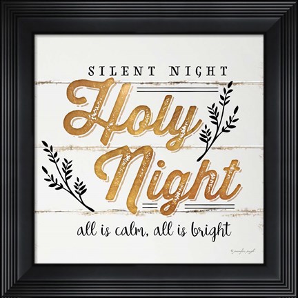 Framed Silent Night Print