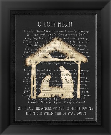 Framed O Holy Night I Print