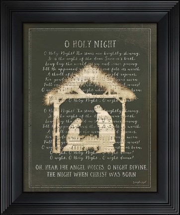Framed O Holy Night II Print