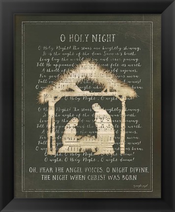 Framed O Holy Night II Print