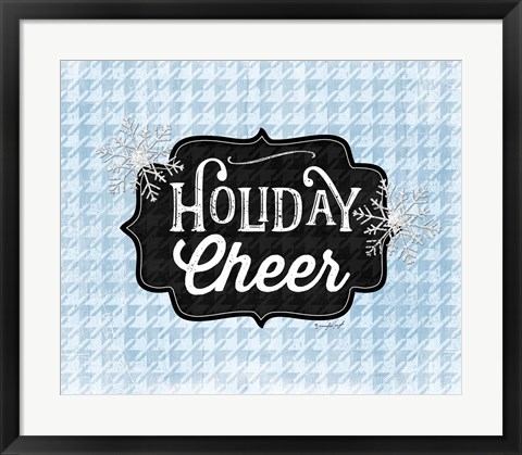 Framed Holiday Cheer - Blue Print