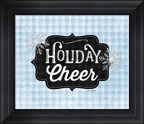 Framed Holiday Cheer - Blue Print
