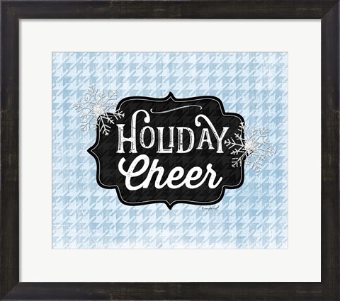Framed Holiday Cheer - Blue Print