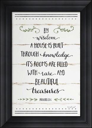 Framed By Wisdom II Print