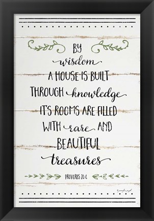 Framed By Wisdom II Print