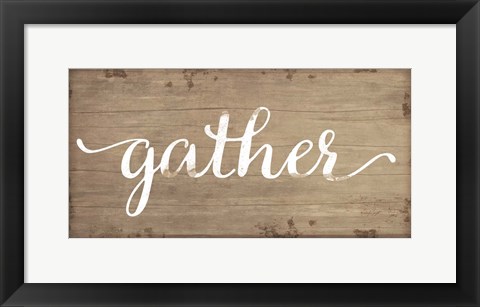 Framed Gather Print