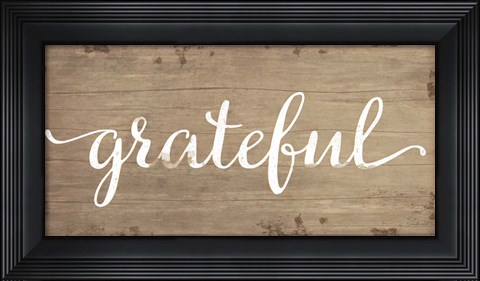 Framed Grateful Print