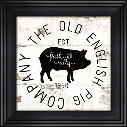 Framed Old Pig Company Print