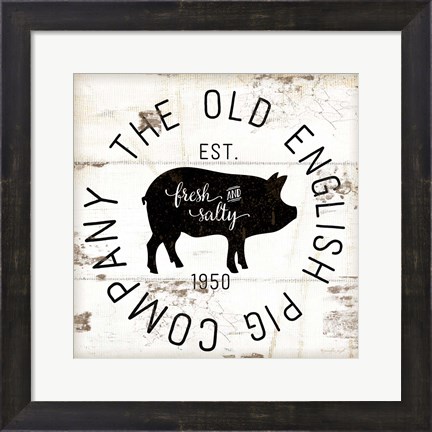 Framed Old Pig Company Print