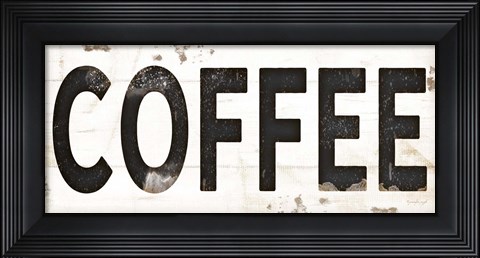 Framed Coffee Print