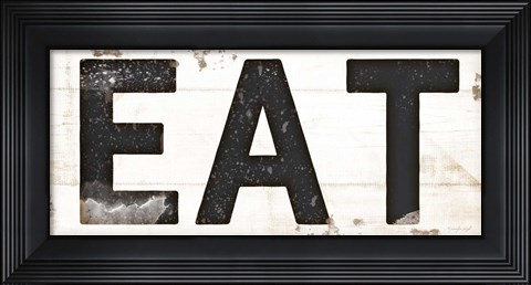 Framed Eat Print