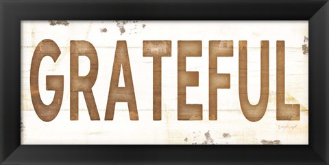 Framed Grateful Print