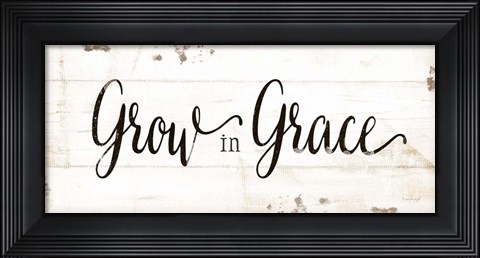 Framed Grow in Grace Print
