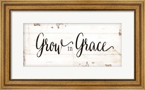 Framed Grow in Grace Print