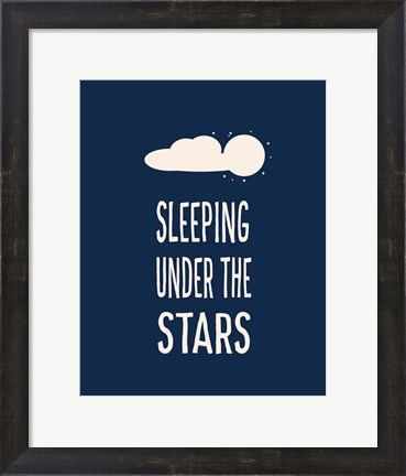 Framed Sleeping Under the Stars Print