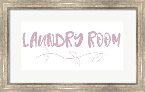 Framed Laundry Room Sketch Print