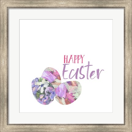Framed Easter Painted Egg Print