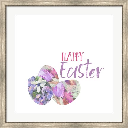 Framed Easter Painted Egg Print