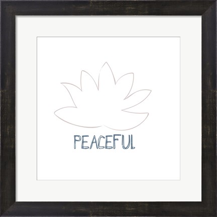 Framed Peaceful Print