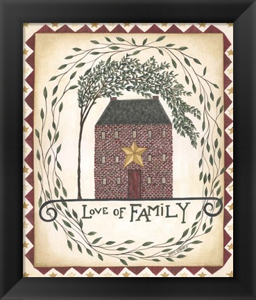 Framed Love of Family Print