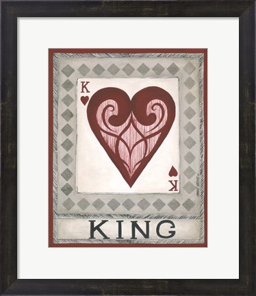 Framed King Print