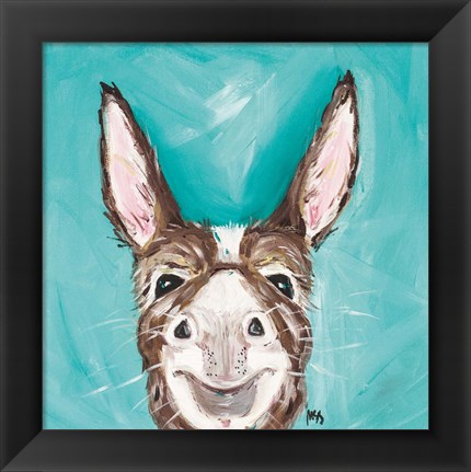 Framed Mr. Donkey Print