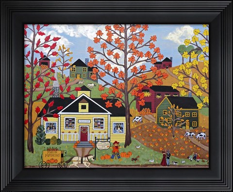 Framed Acorn Farms Print