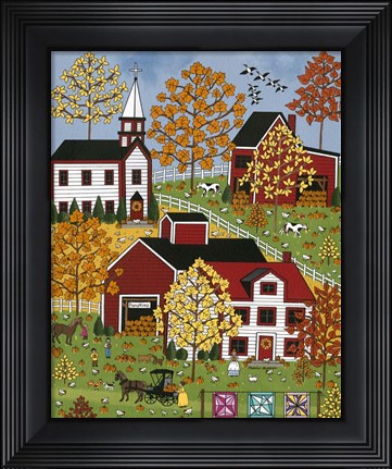 Framed Autumn Blessings Print