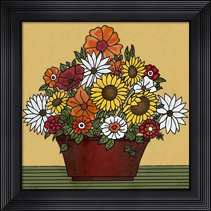 Framed Autumn Bouquet Print