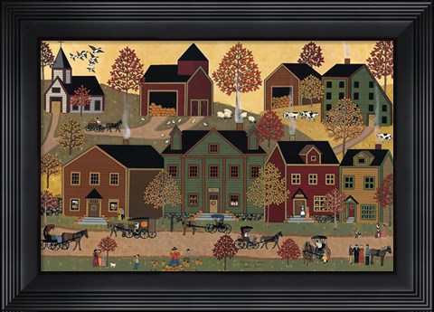 Framed Center Street Print