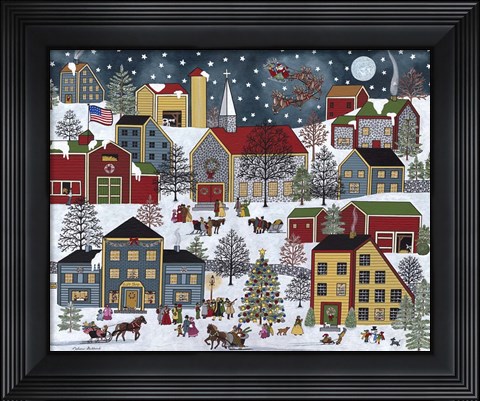 Framed Christmas Eve Print