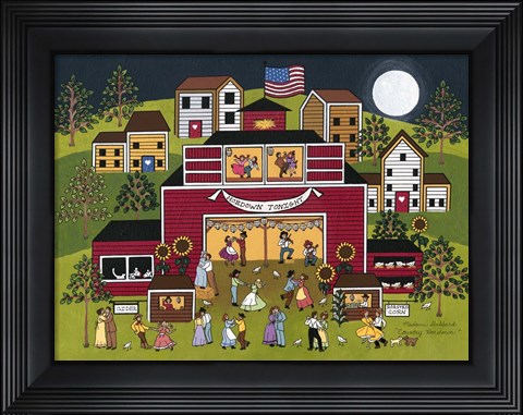 Framed Country Hoedown Print