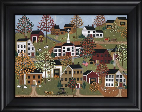 Framed Country Living Print