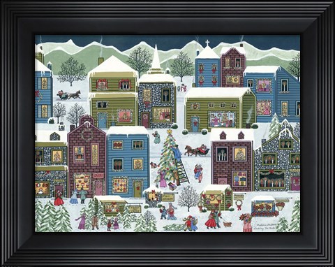 Framed Decking The Halls Print