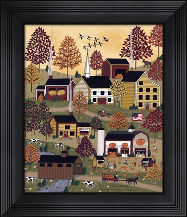 Framed Finding The Perfect Pumpkin Print