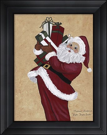 Framed Gifts From Santa Print