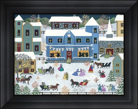 Framed Happy New Year 2 Print